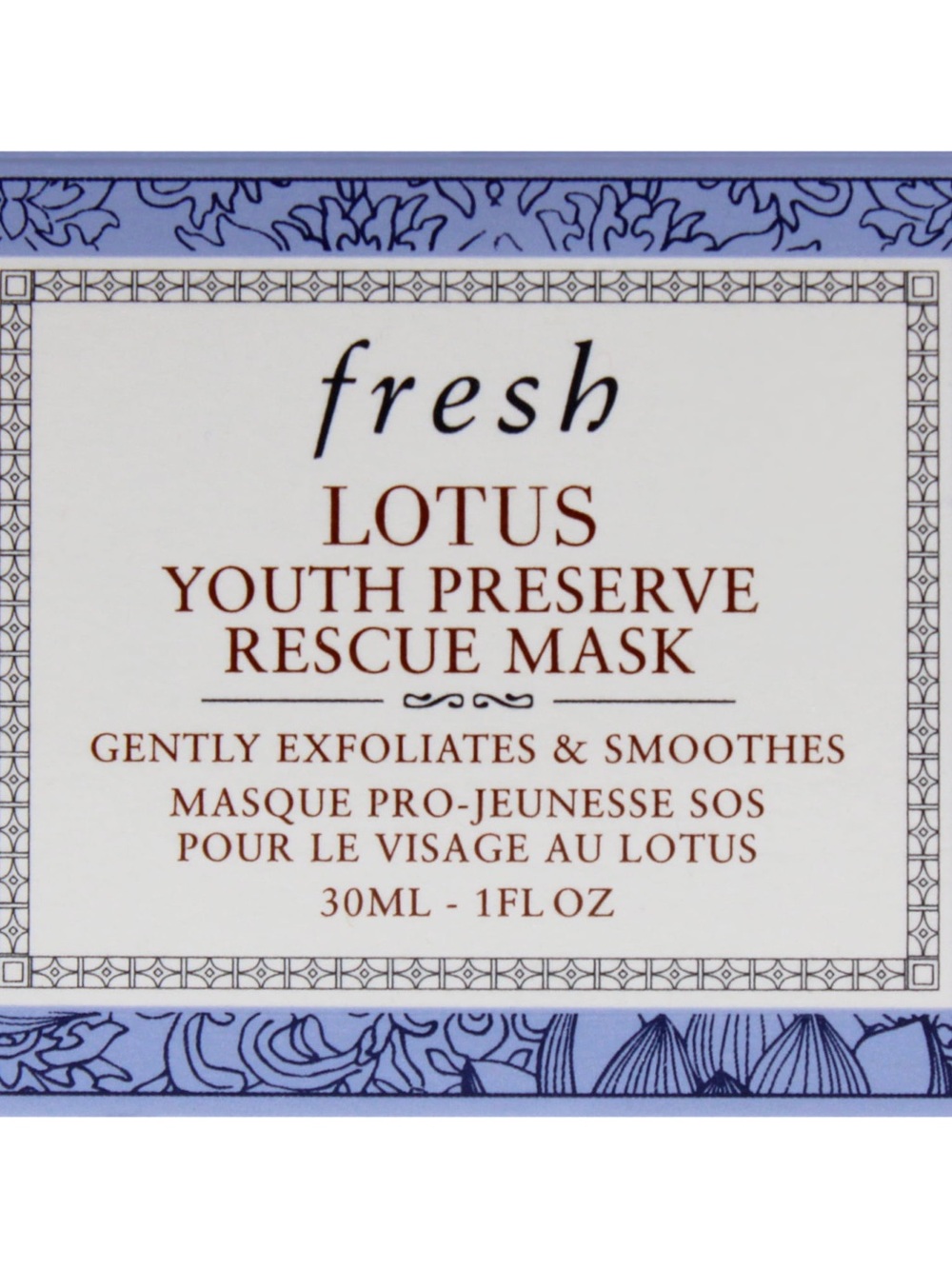 fresh Lotus Youth Preserve Rescue Mask - 30 ML